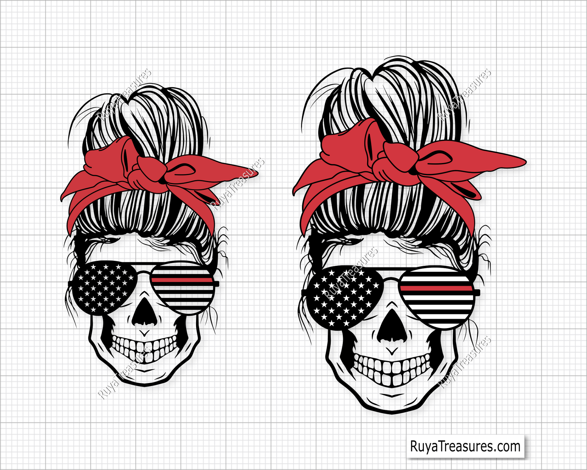 Army skull svg