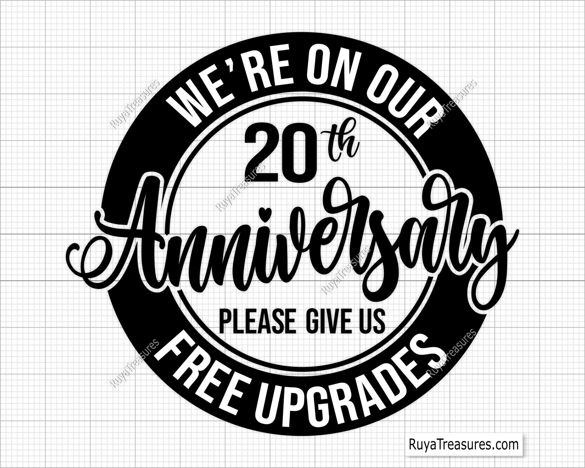 20th Anniversary Svg