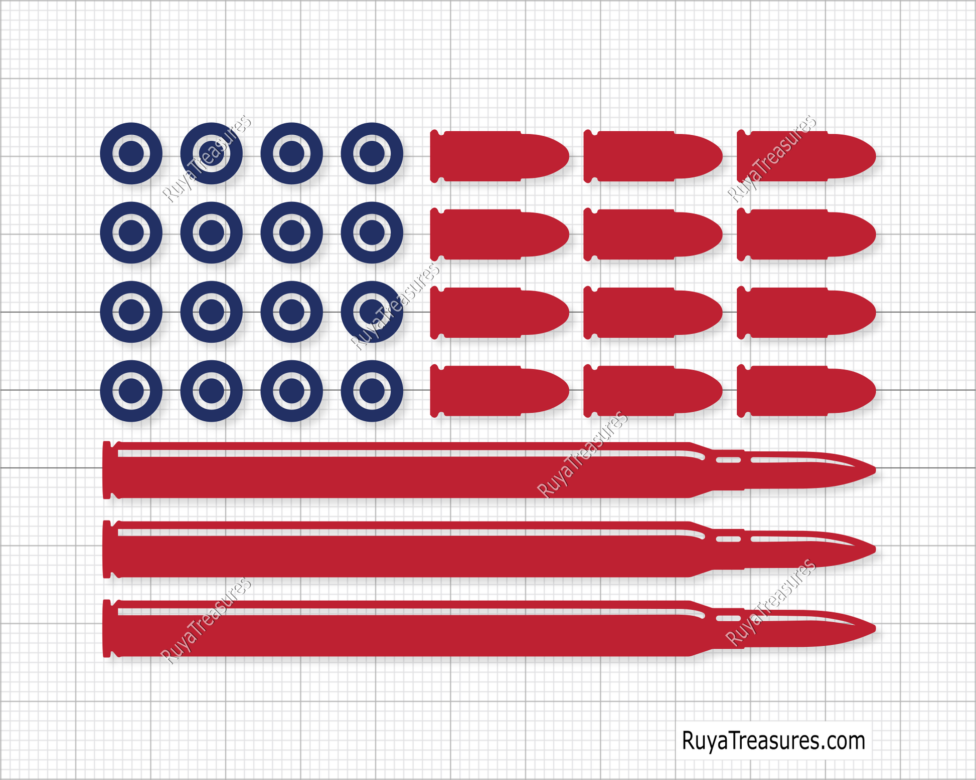 American Bullet  Flag