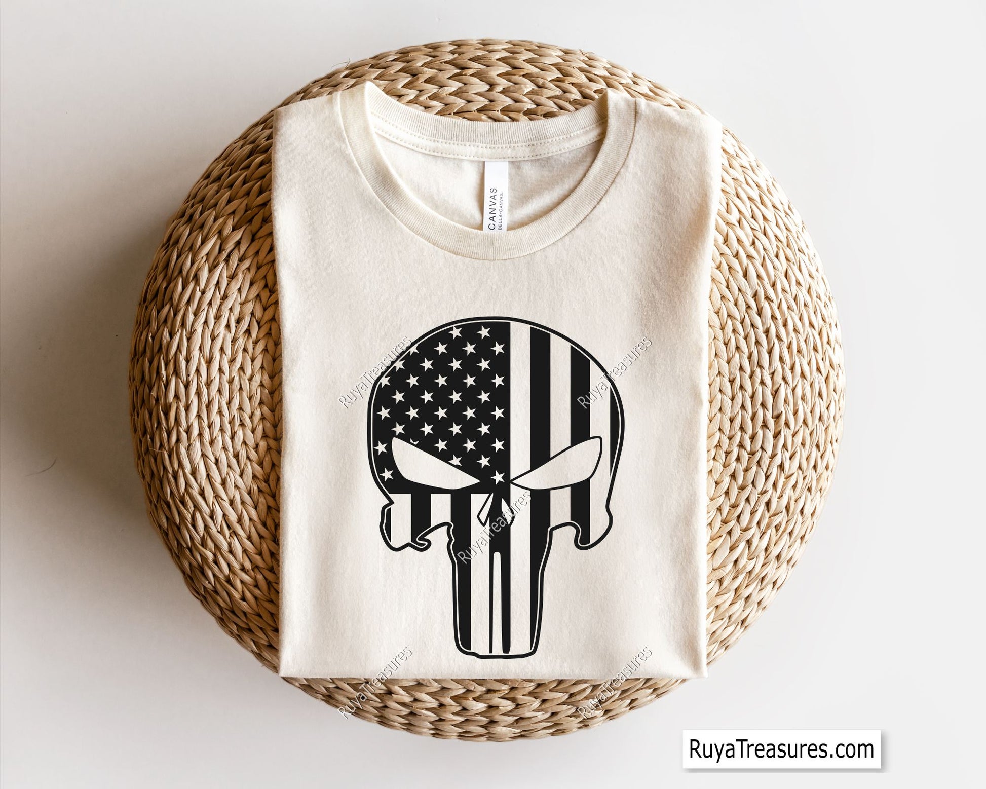 American Punisher Skull Svg