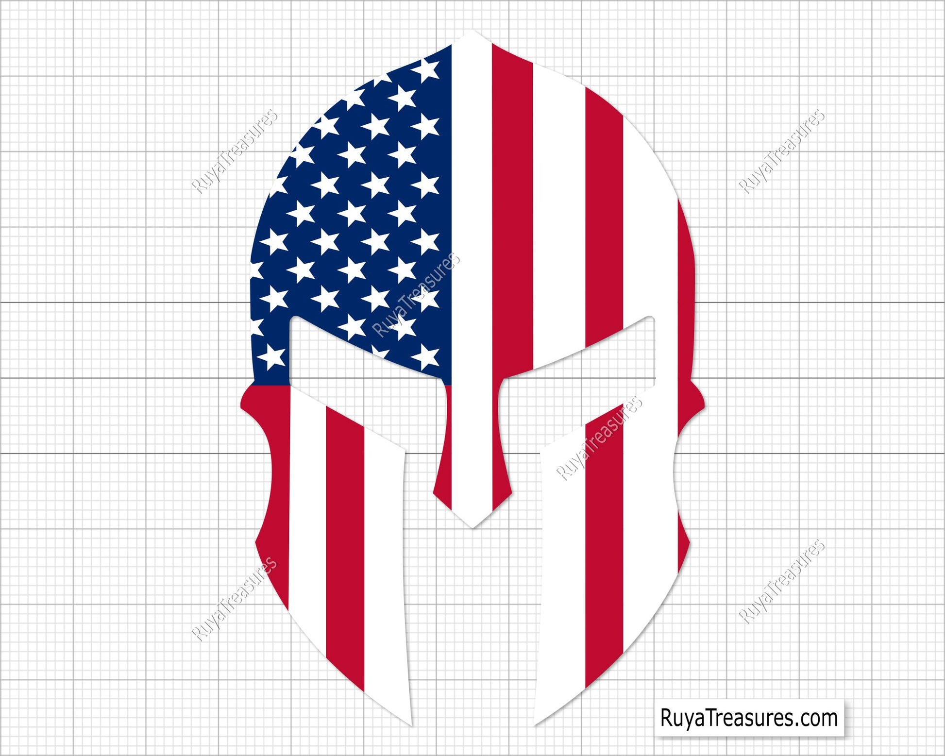 American Spartan Svg