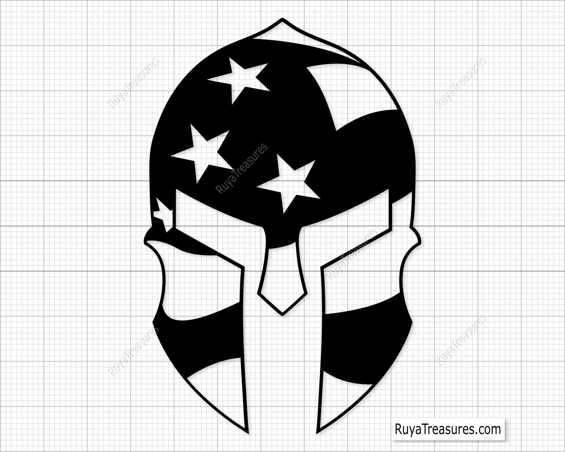 American Spartan Svg