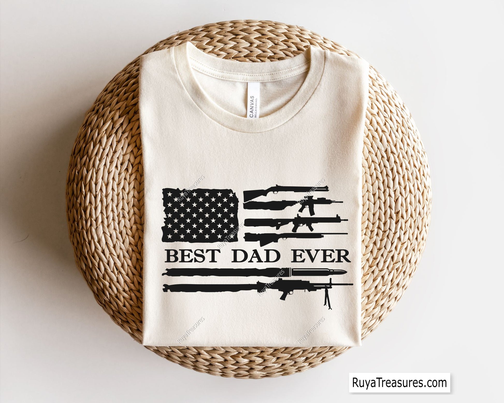 Best Dad Ever Flag Svg