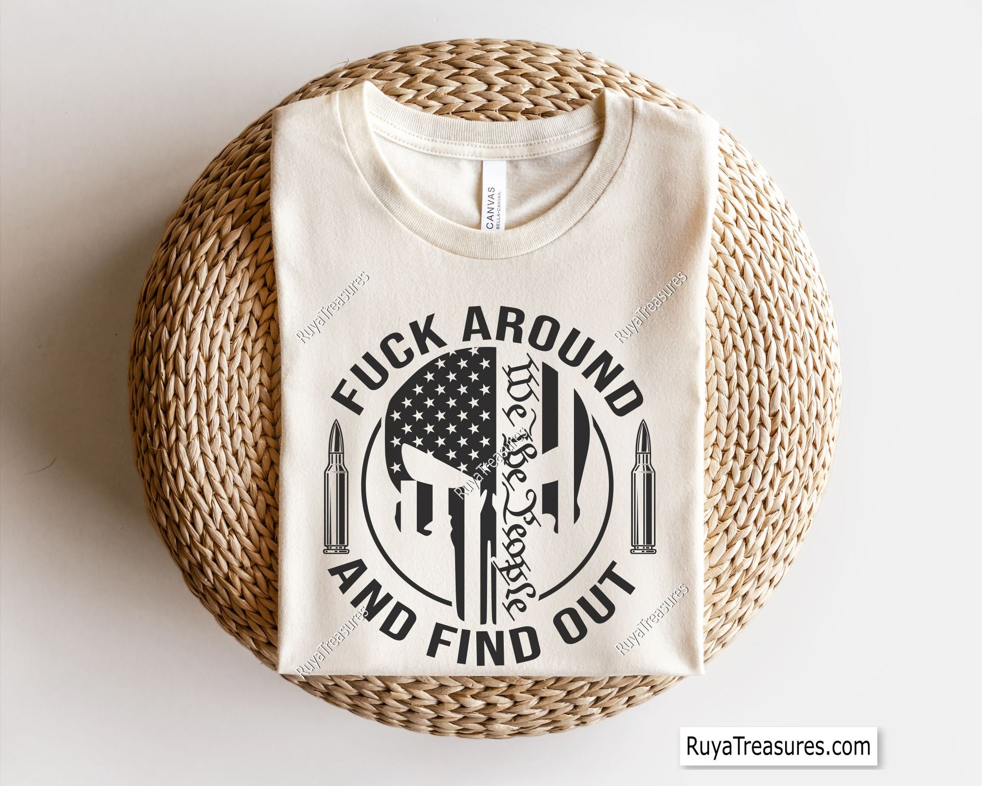 FAAFO Punisher Flag svg