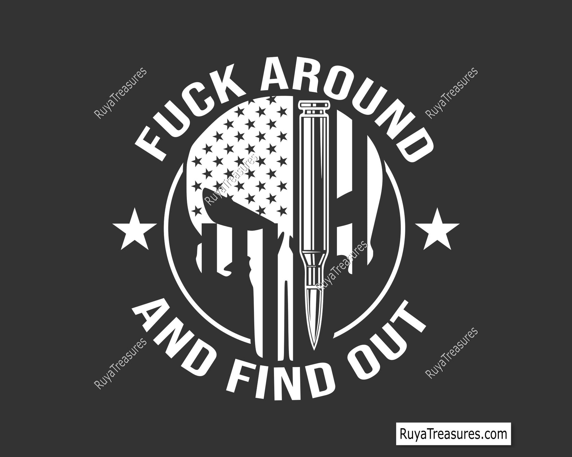 FAAFO Punisher Flag svg