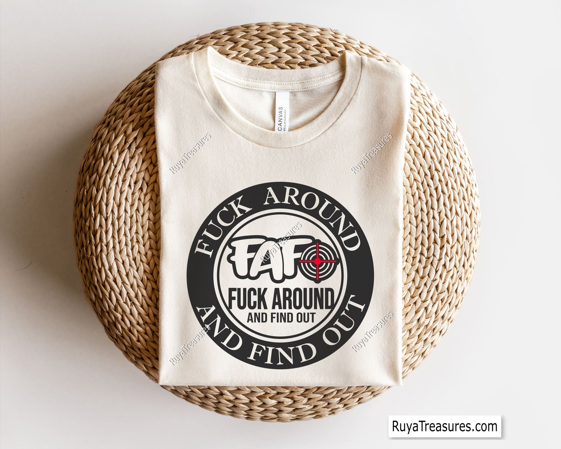 FAFO Fuck Around Find Out Crosshair Svg