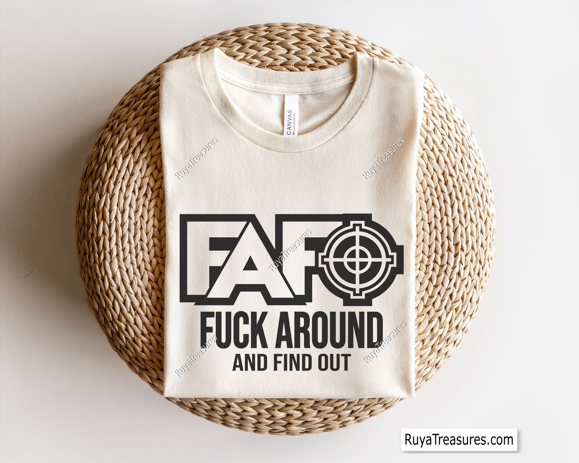 FAFO Fuck Around Find Out Crosshair Svg