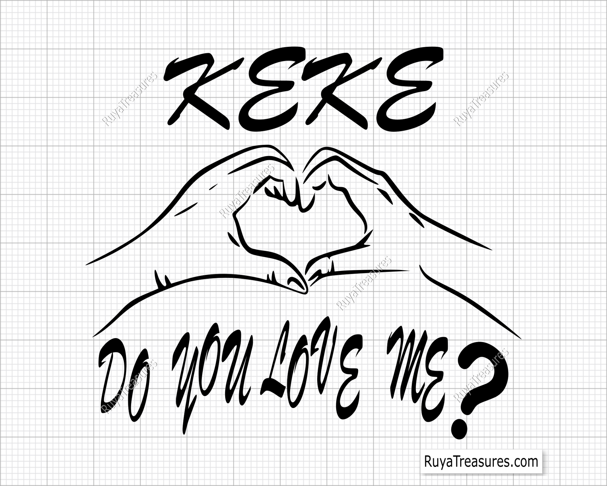 Keke Do You Love Me svg