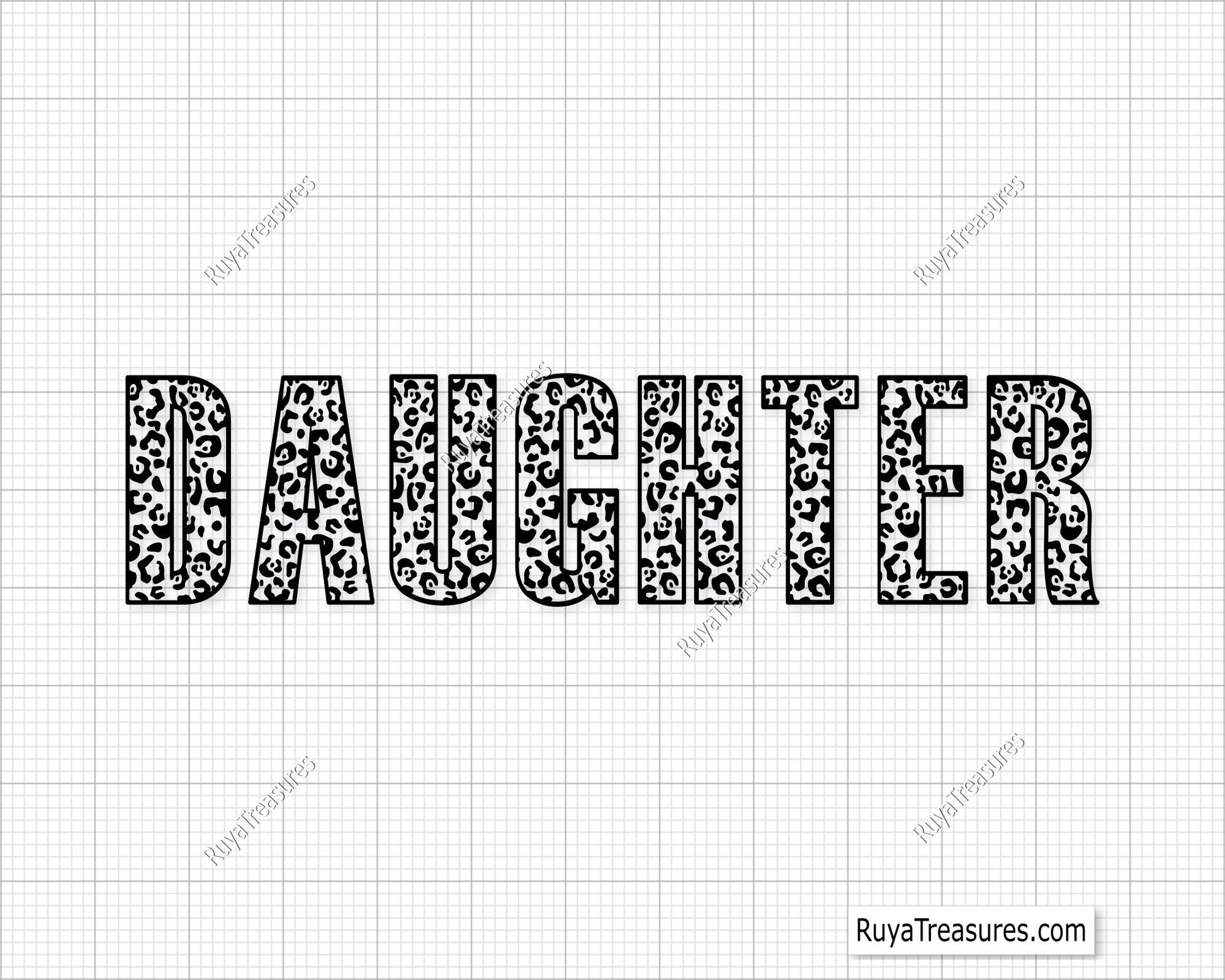 Leopard Daughter SVG