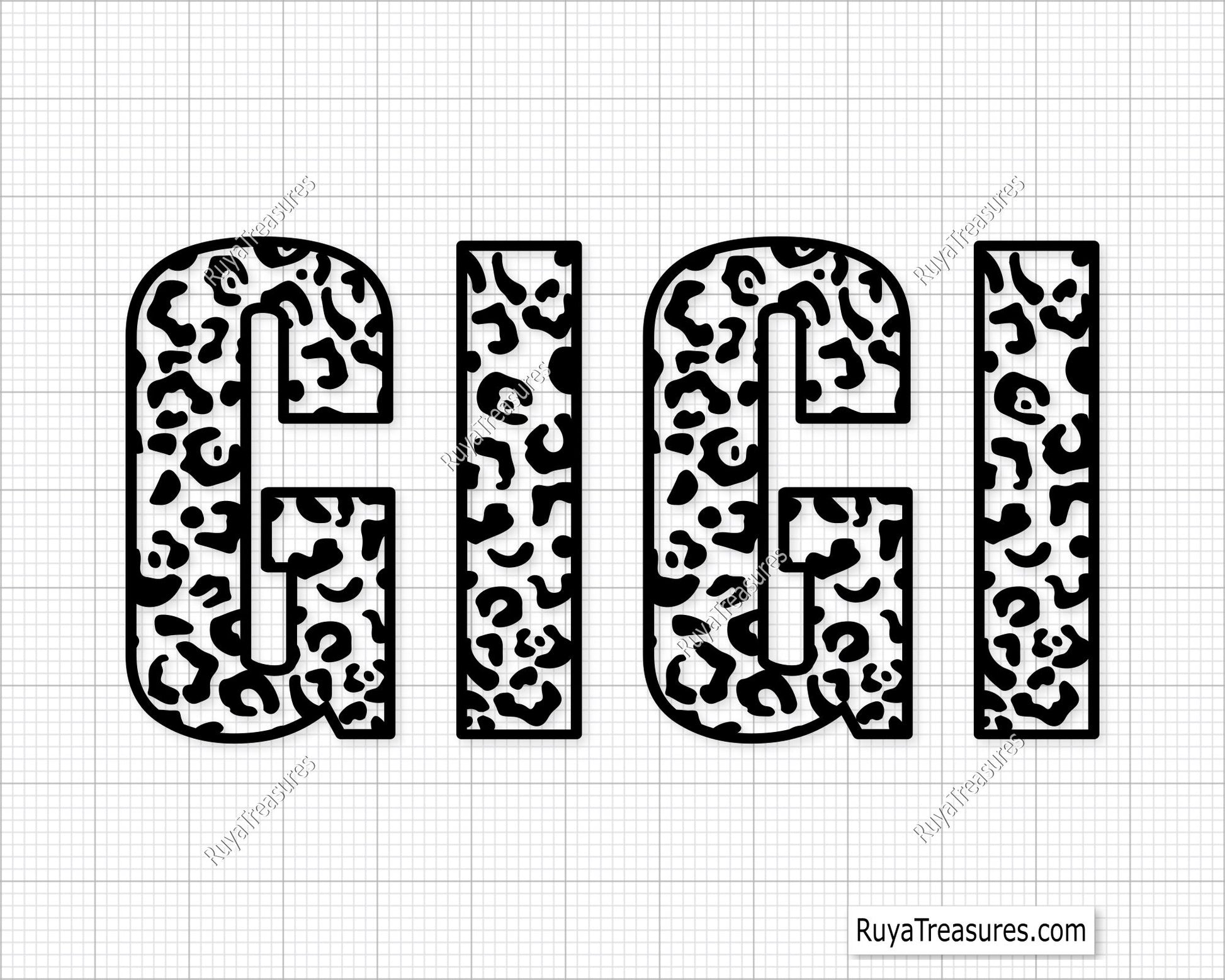 Leopard Gigi SVG