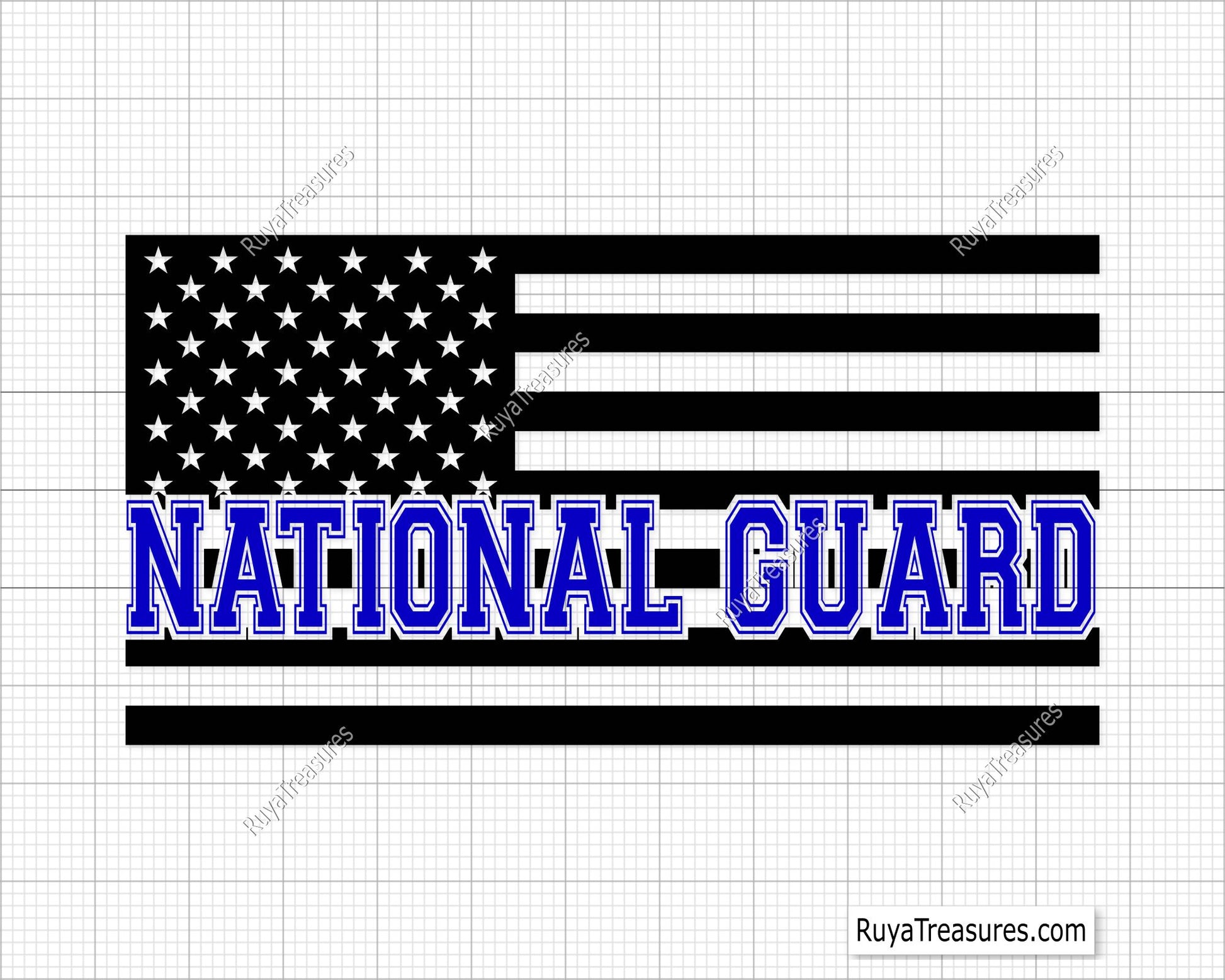 National Guard Flag Svg Png