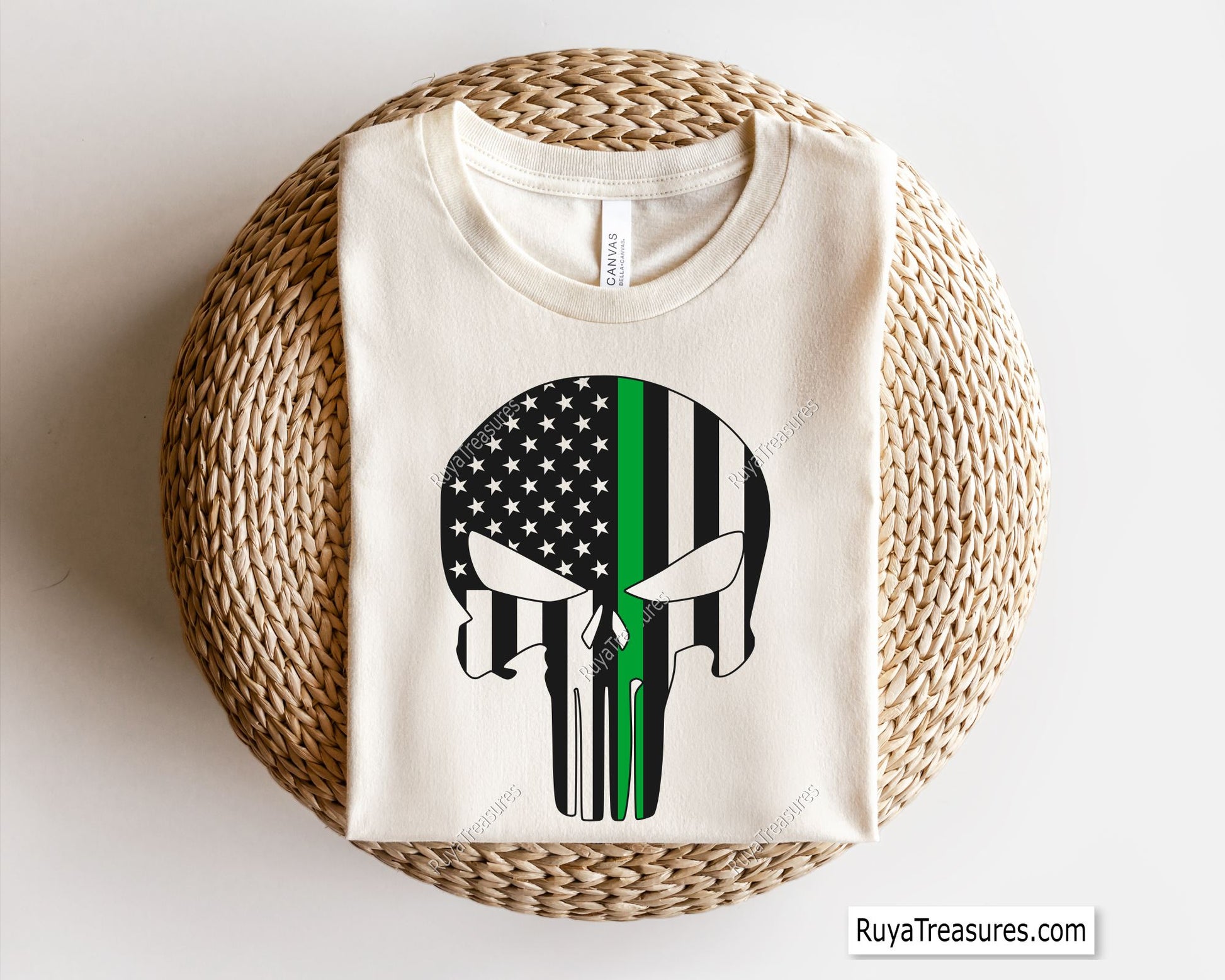 Punisher Green Line Svg