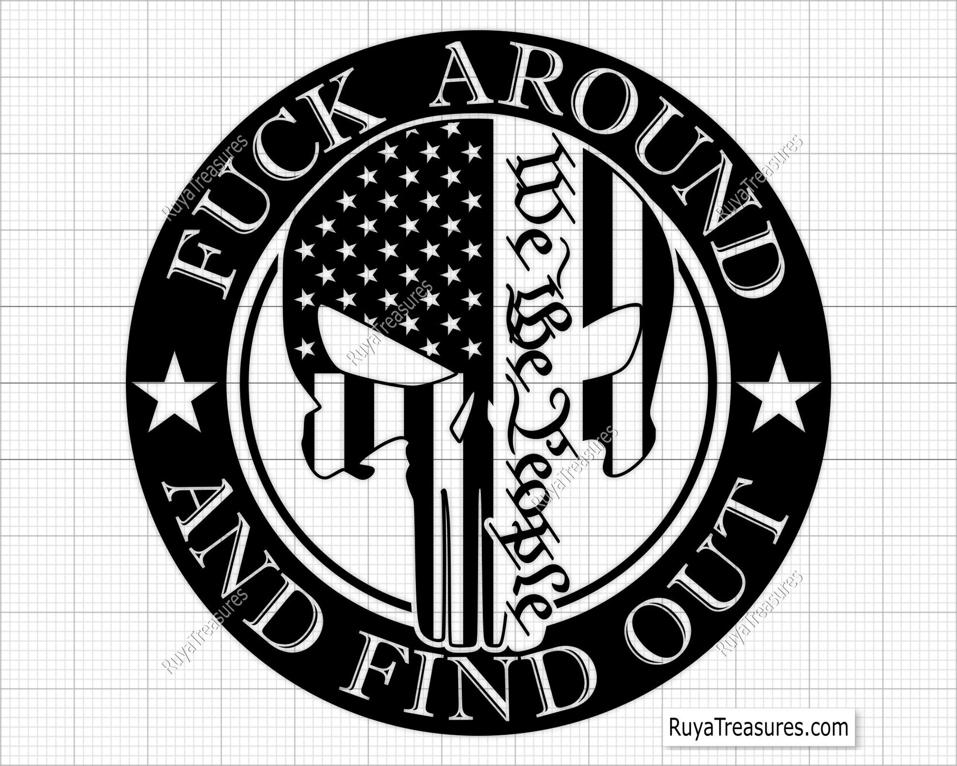We The People Fuck Around And Find Out Svg, FAAFO Svg
