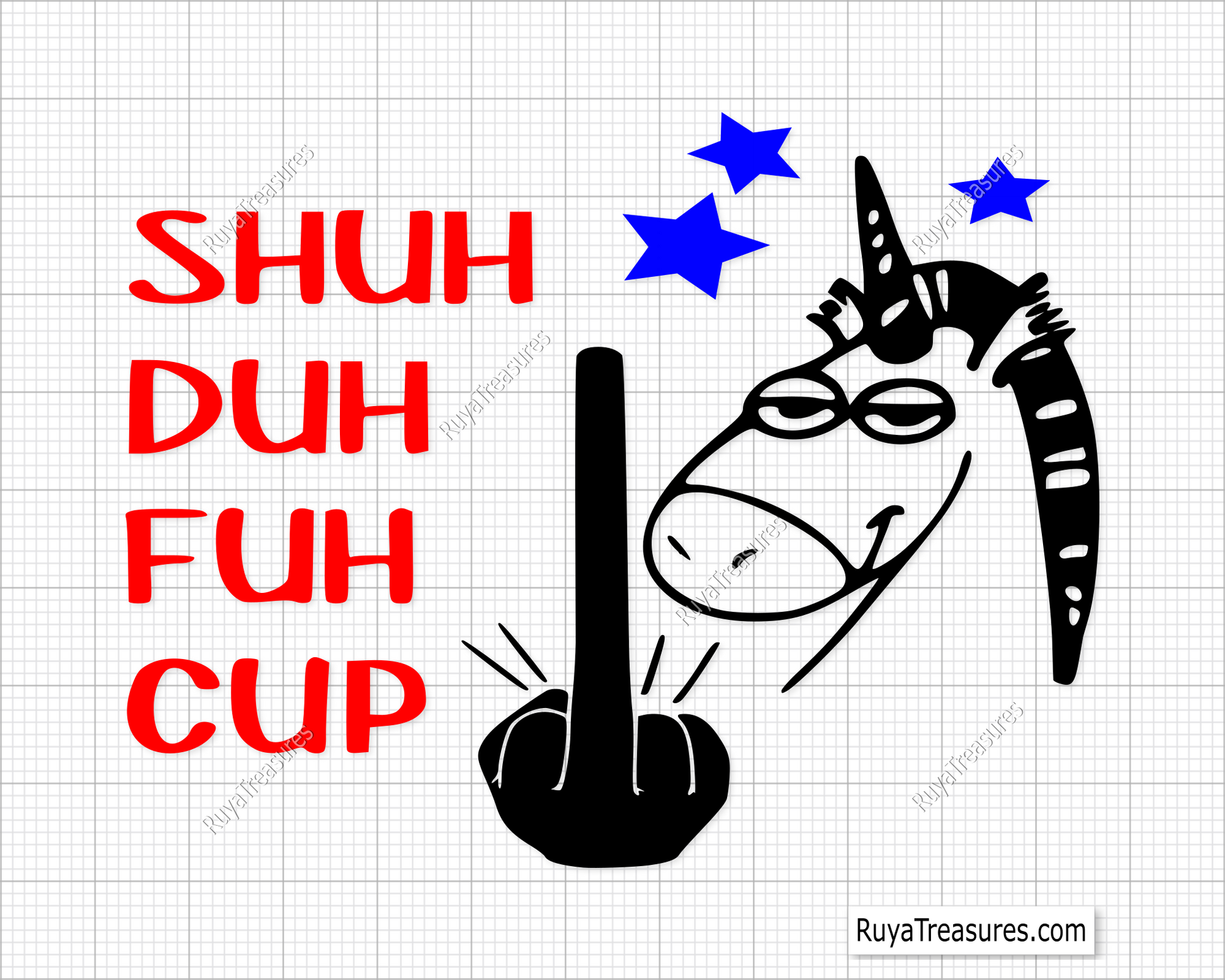SShuh Duh Fuh Cup svg