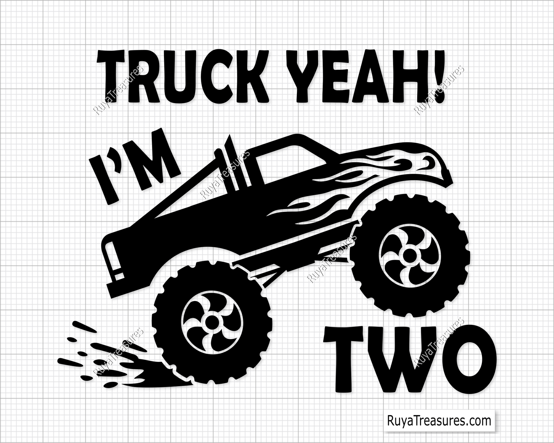 Truck Yeah I Am 2 Svg
