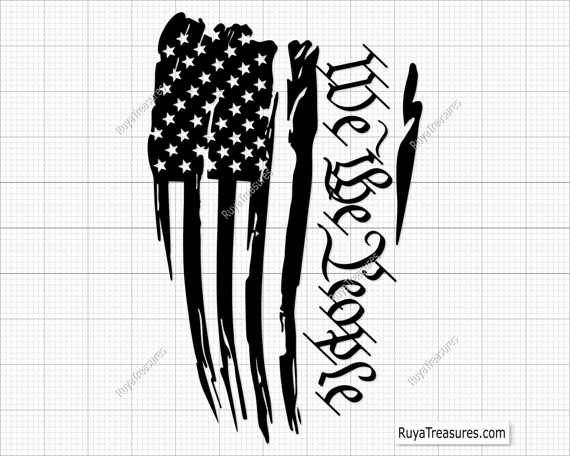 We The People Flag Svg