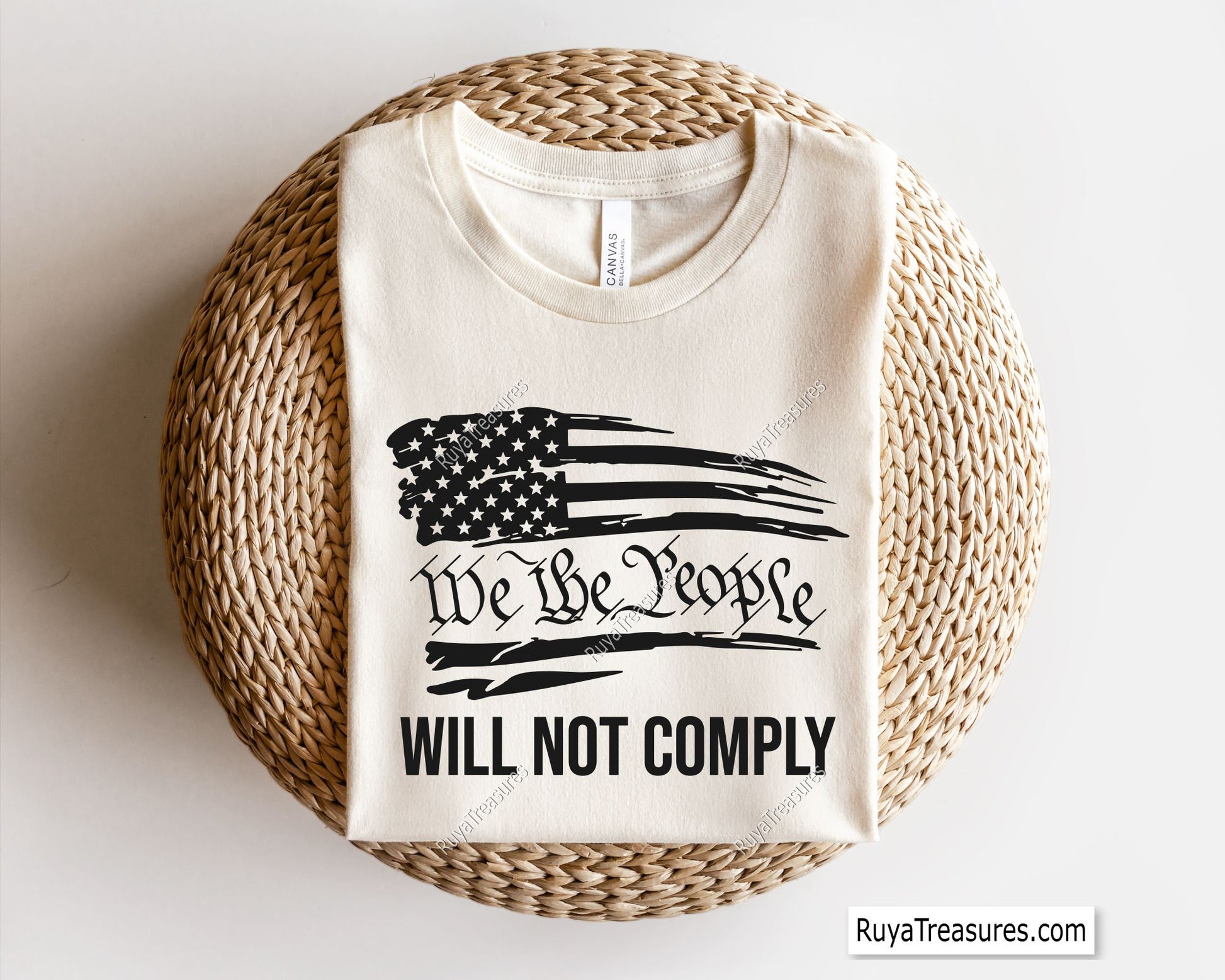 We The People Will Not Comply Svg