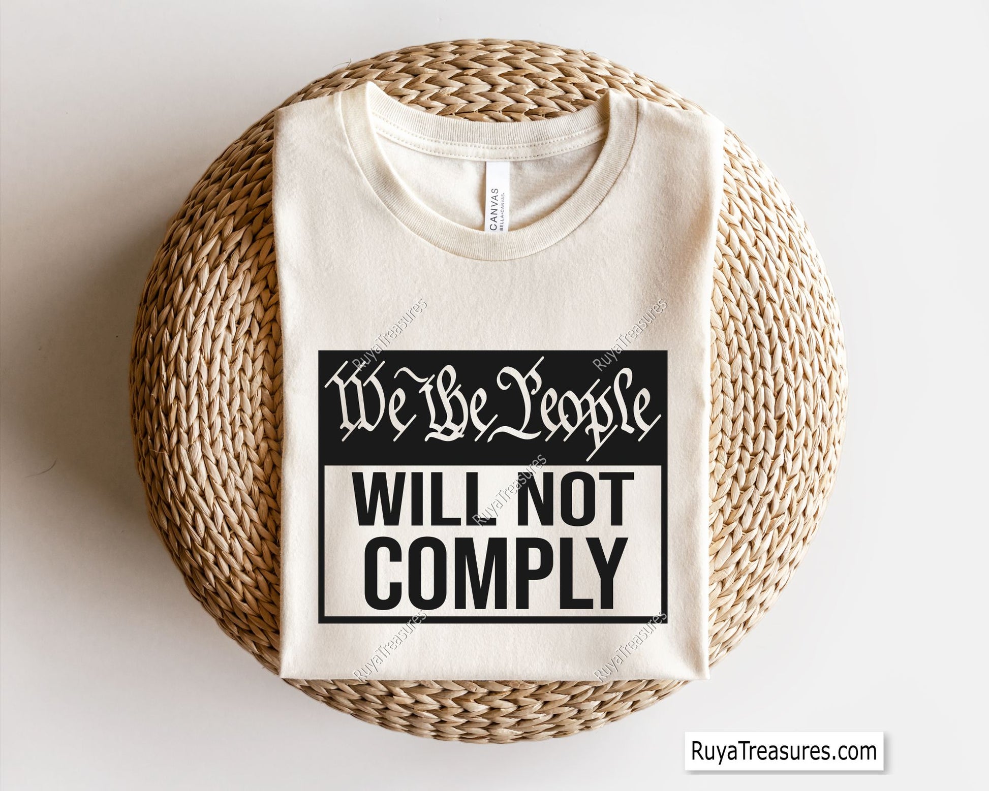 We The People Will Not Comply Svg