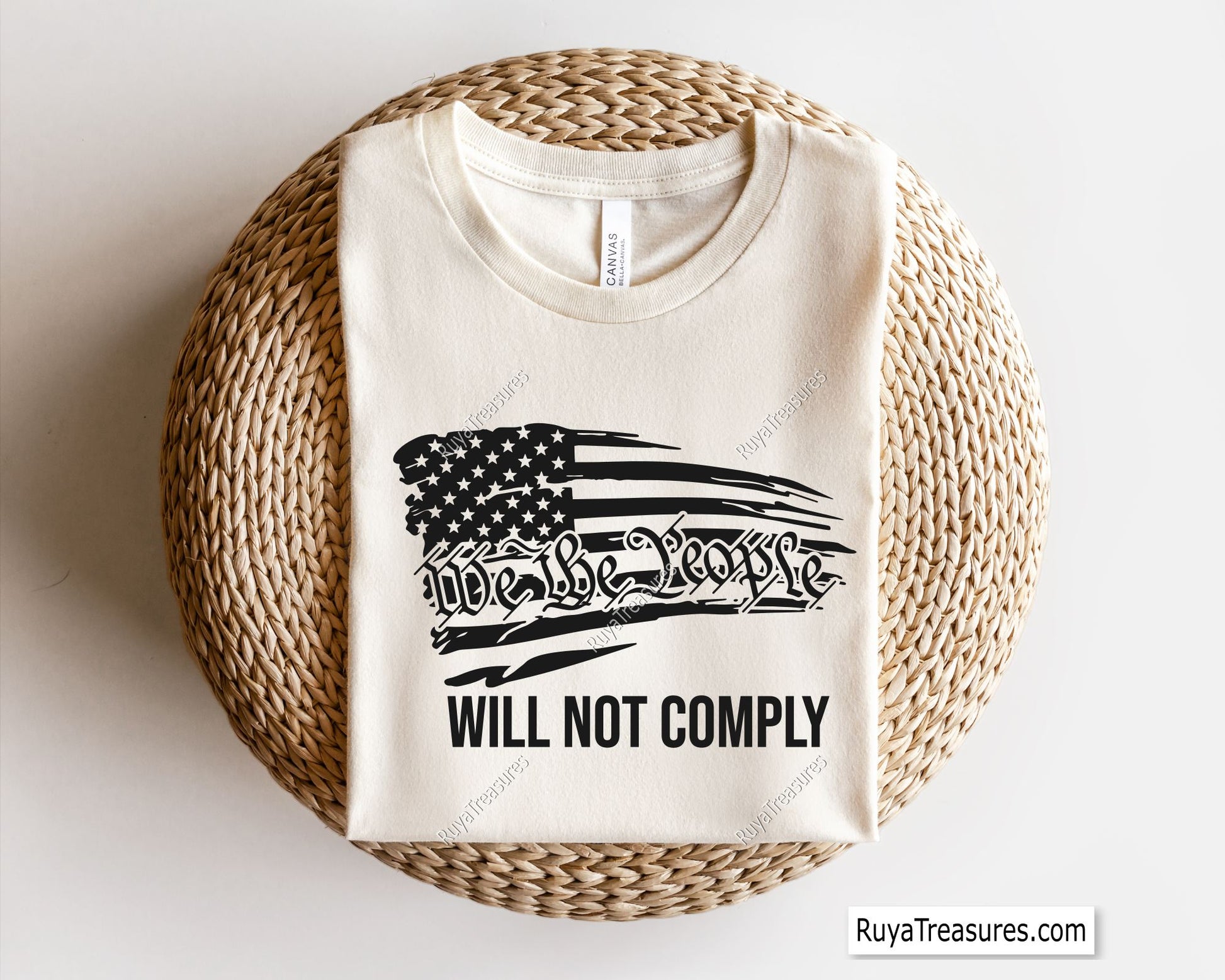 We The People Will Not Comply Svg