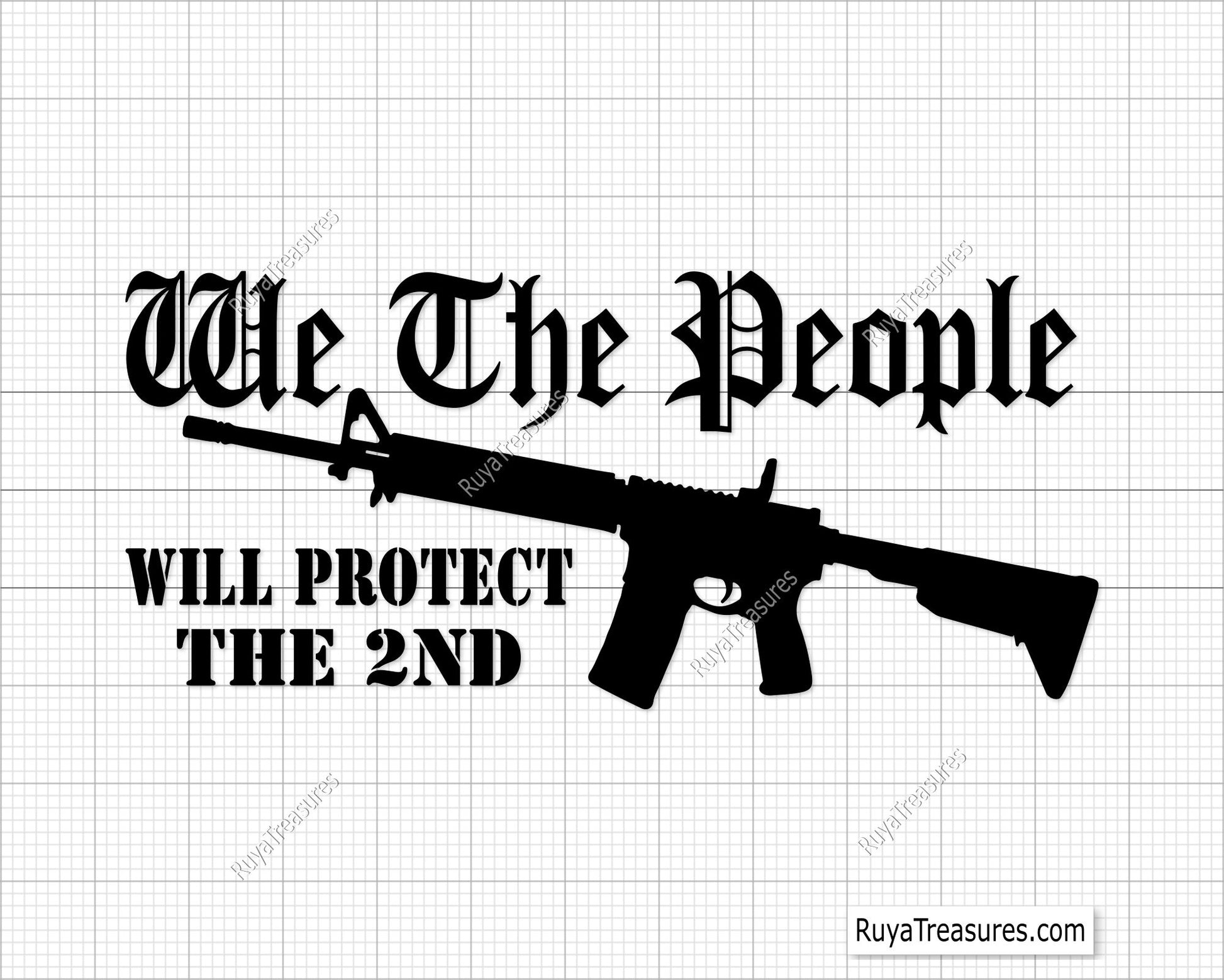 We the People Will Protect the 2ND Svg