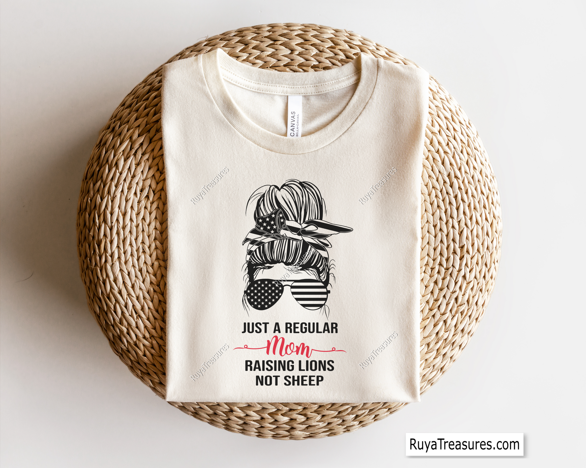 Just a Regular Mom Raising Lions Not Sheep svg