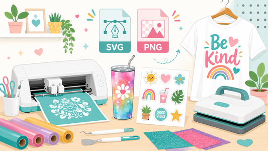 Cricut & Silhouette SVG Files, Sublimation PNGs, and Craft Cut Files