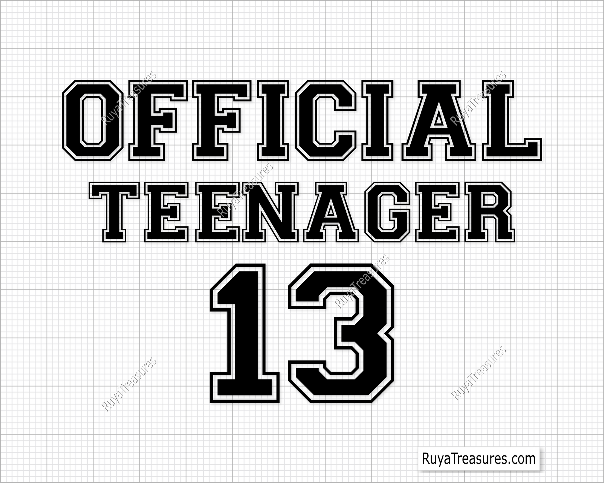 Official Teenager svg