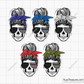 Army skull svg