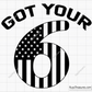 Got Your Six svg