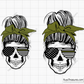 Army skull svg