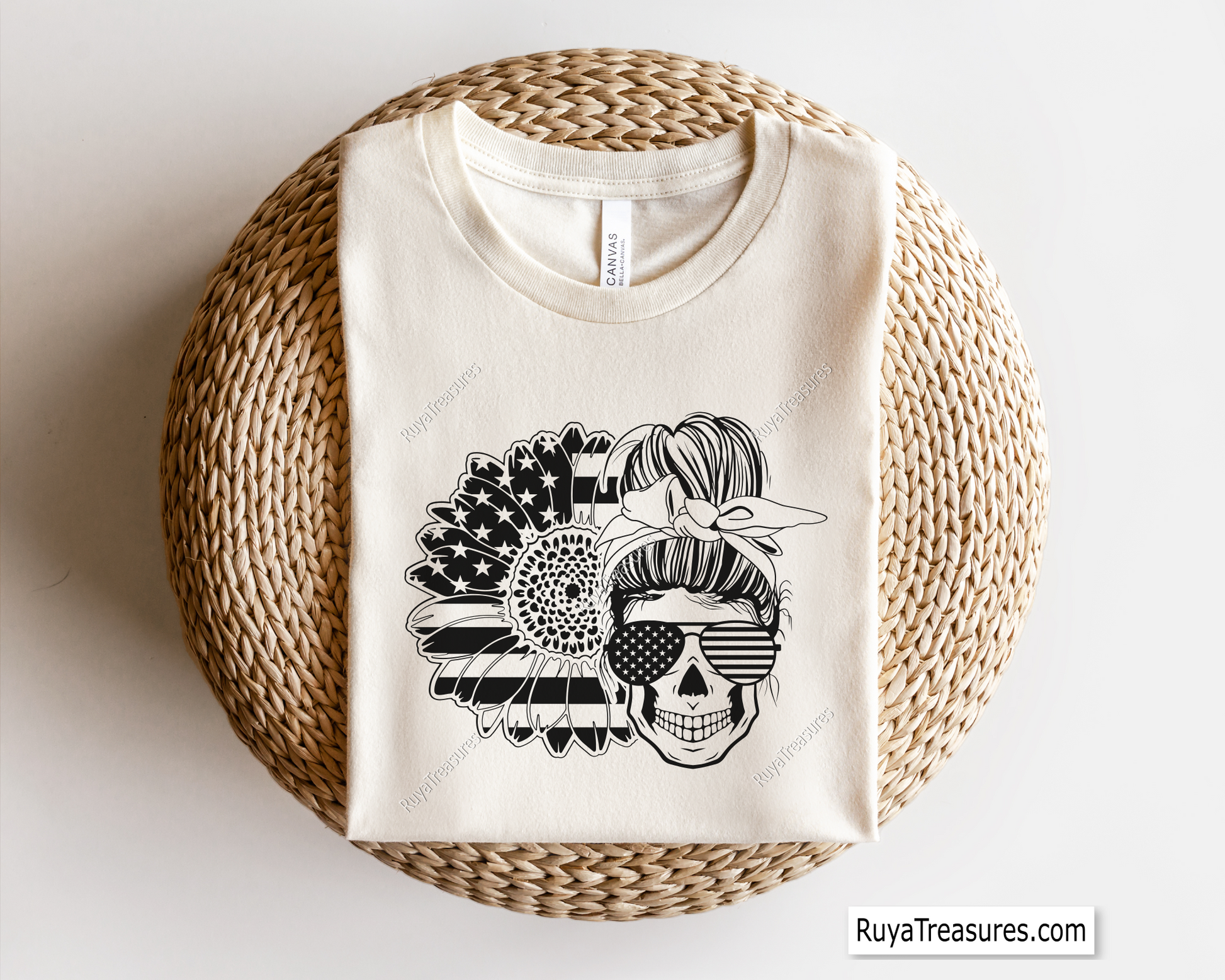 messy bun loaded guns svg
