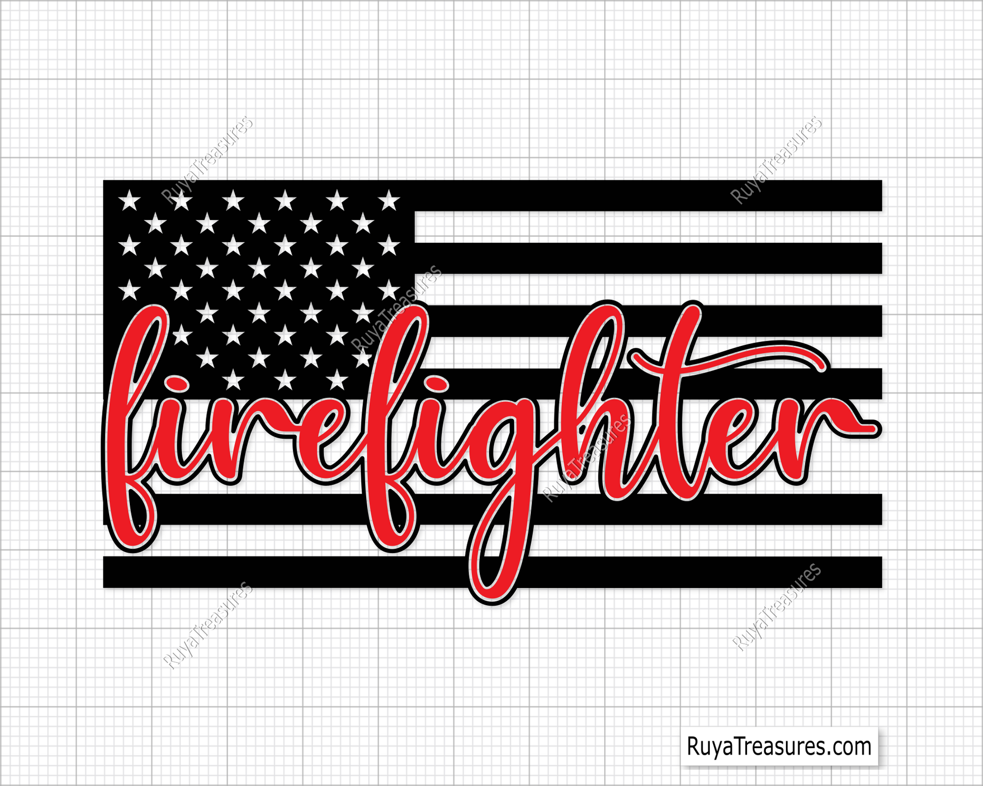 Fire fighter svg