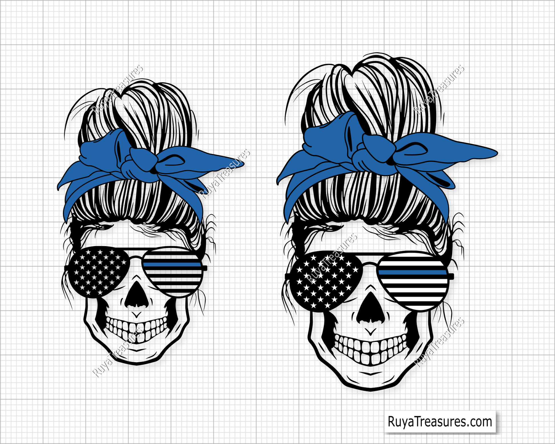 Army skull svg