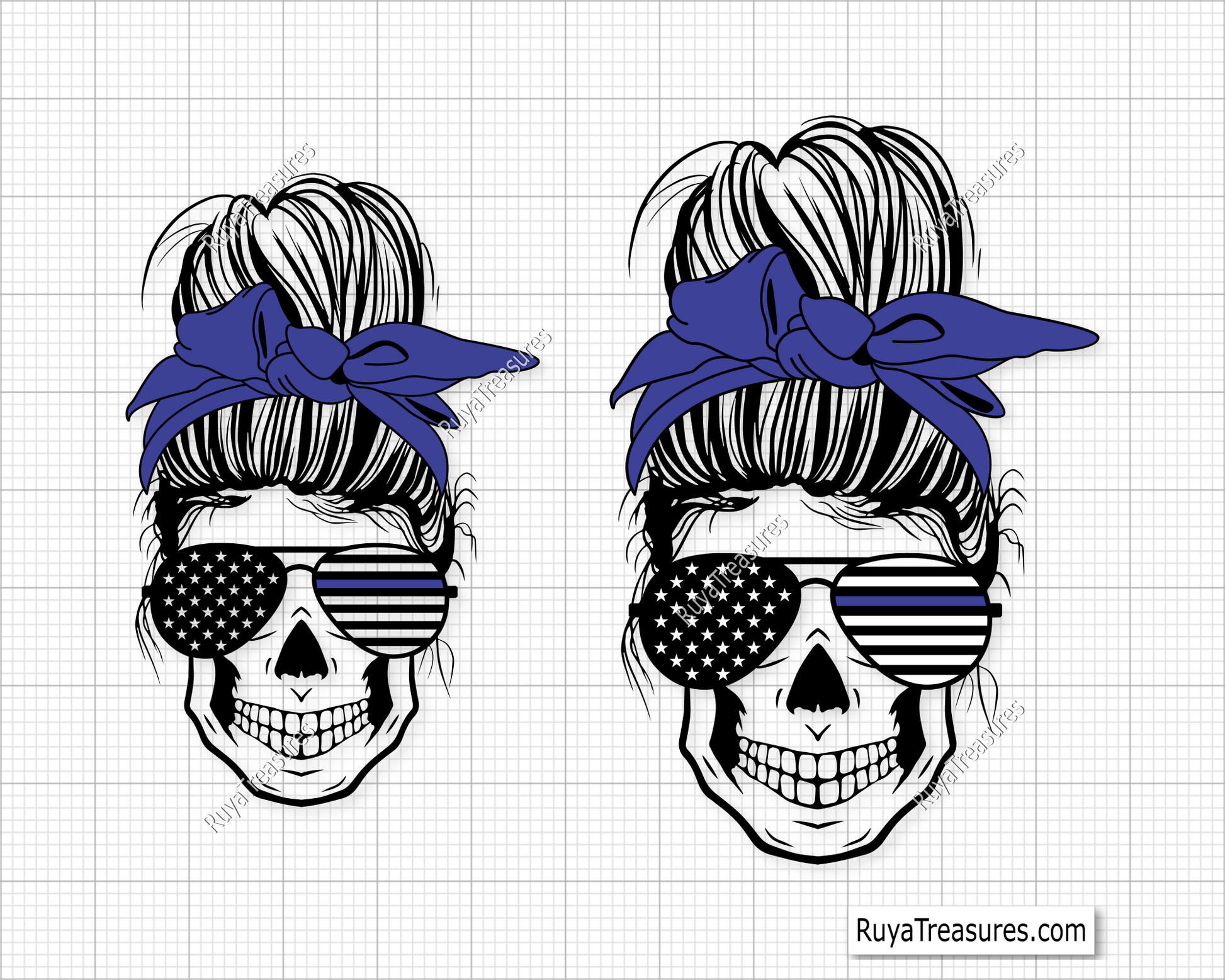 Army skull svg