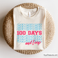 100 Days SKSKSK and I Oop SVG PNG with a fun VSCO girl theme, perfect for school shirts, classroom decor, and back-to-school crafts