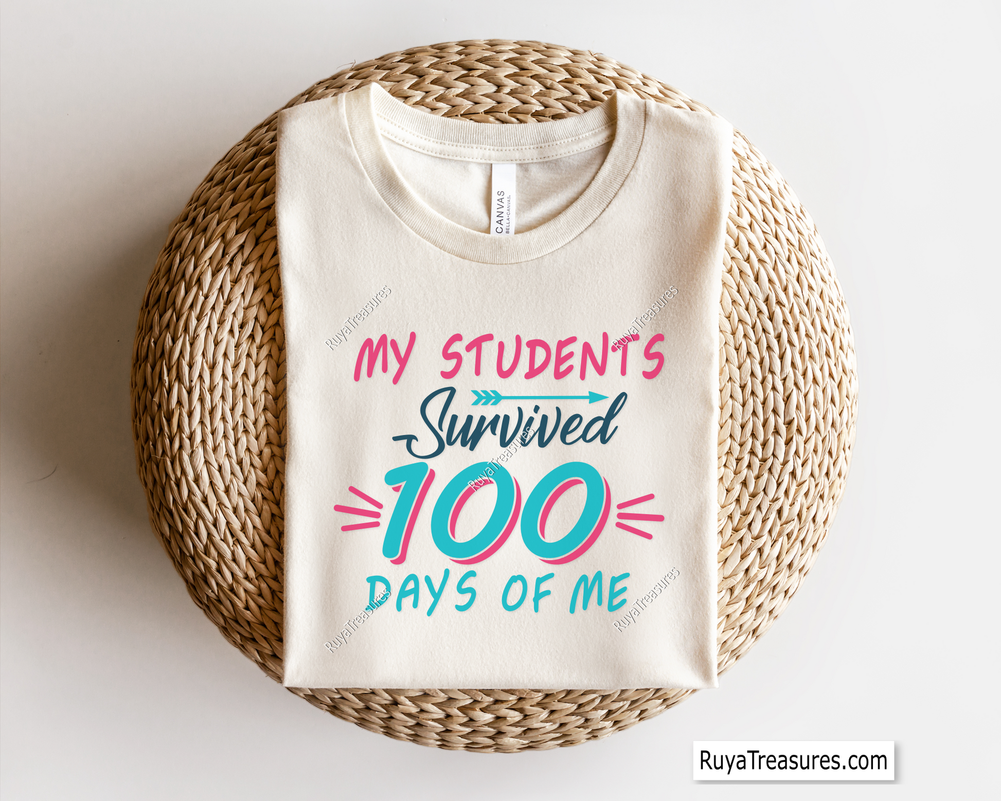 My Students Survived 100 Days Of Me Svg Png design, a fun teacher appreciation SVG for the 100th day of school