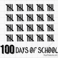 100 Days of School SVG PNG with a fun and festive design, ideal for school shirts, classroom decorations, and back-to-school crafts