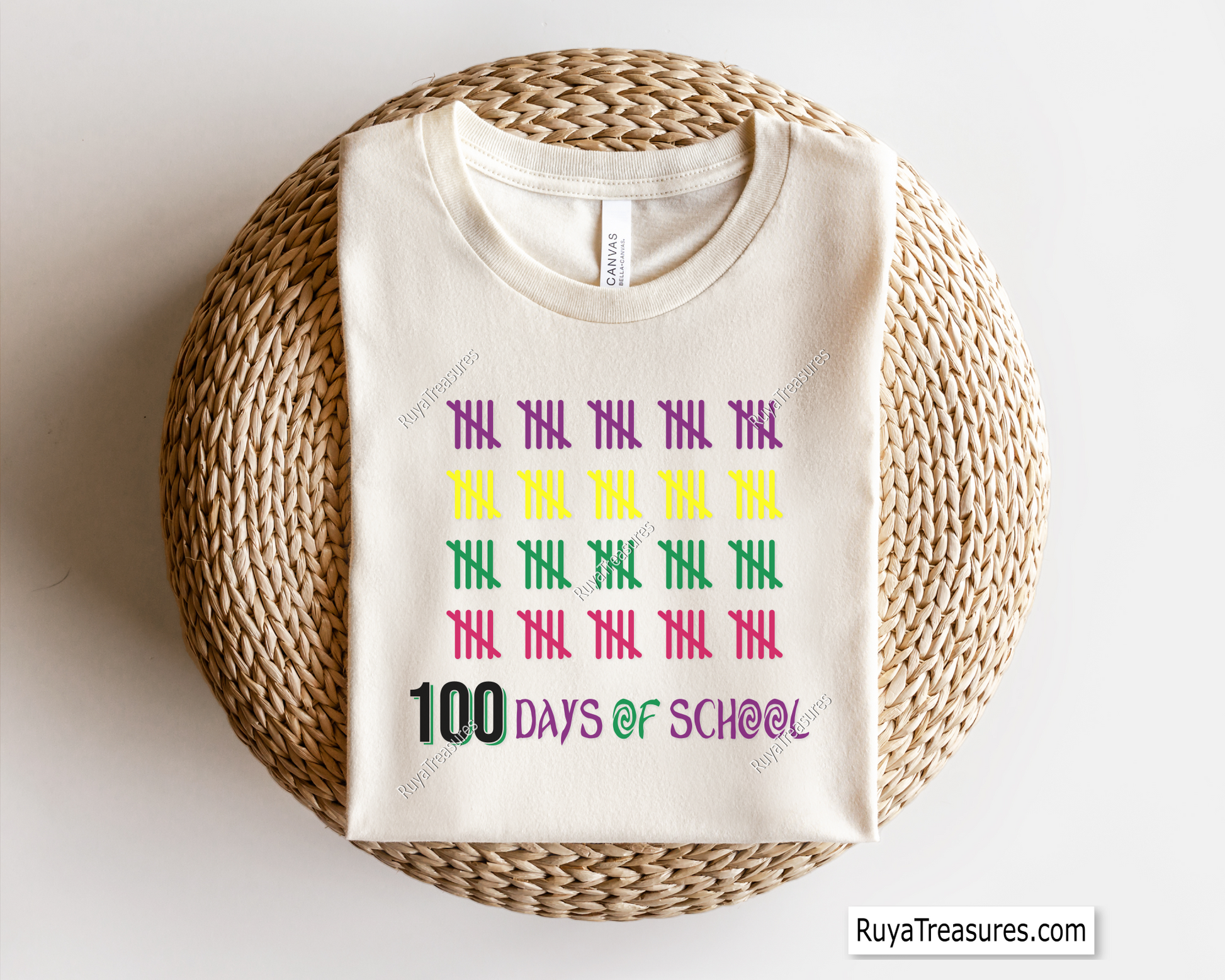 100 Days of School SVG PNG with a fun and festive design, ideal for school shirts, classroom decorations, and back-to-school crafts