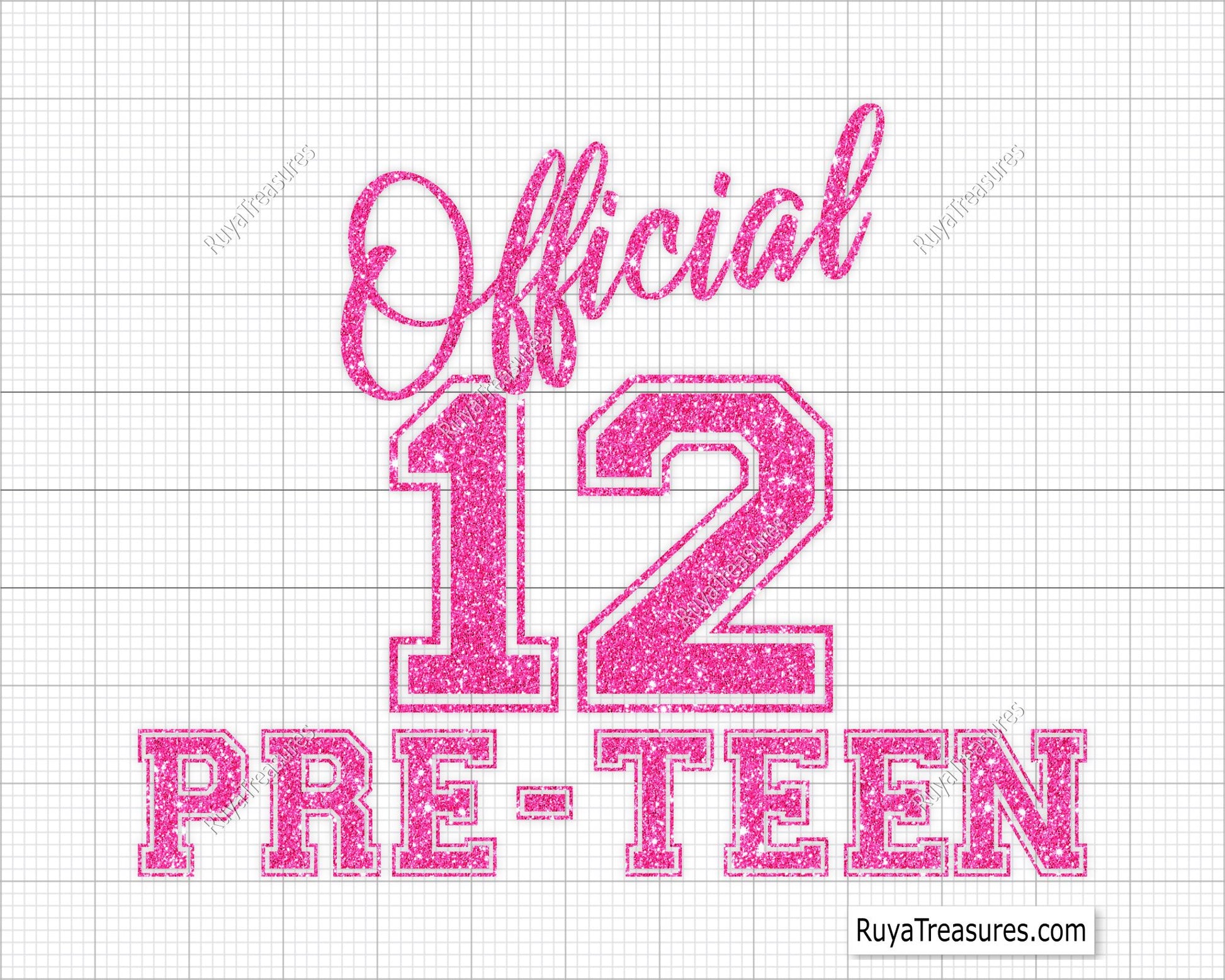 12 Official Pre Teen Svg