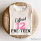 12th birthday Official Pre-Teen svg