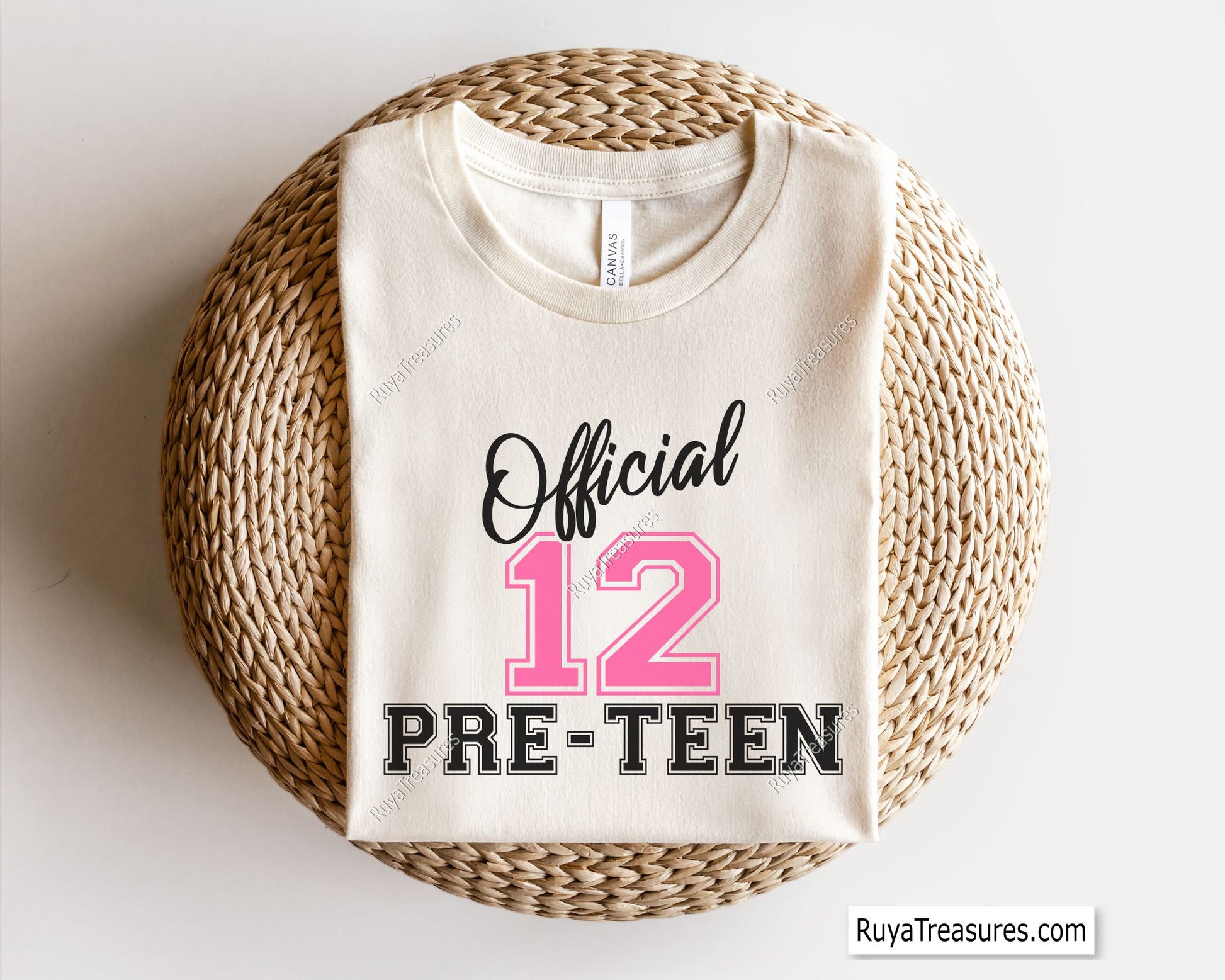 12th birthday Official Pre-Teen svg