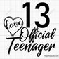 Official Teenager Svg