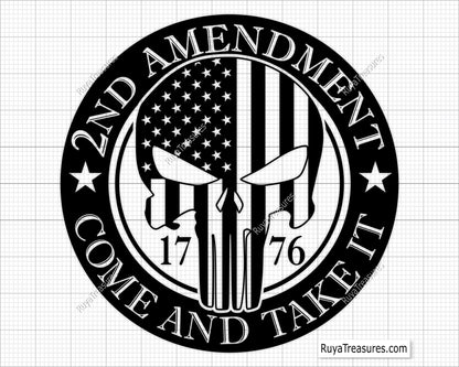 2nd Amendment Come And Take It svg 