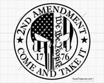 2nd Amendment Come And Take It svg