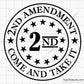 2nd Amendment Come and Take It Svg