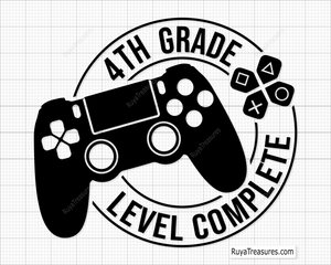 4th Grade Level Complete svg