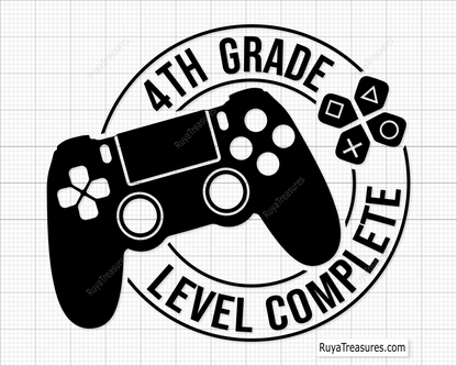 4th Grade Level Complete svg