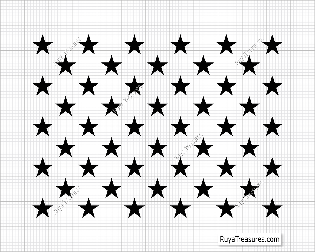 50 stars svg