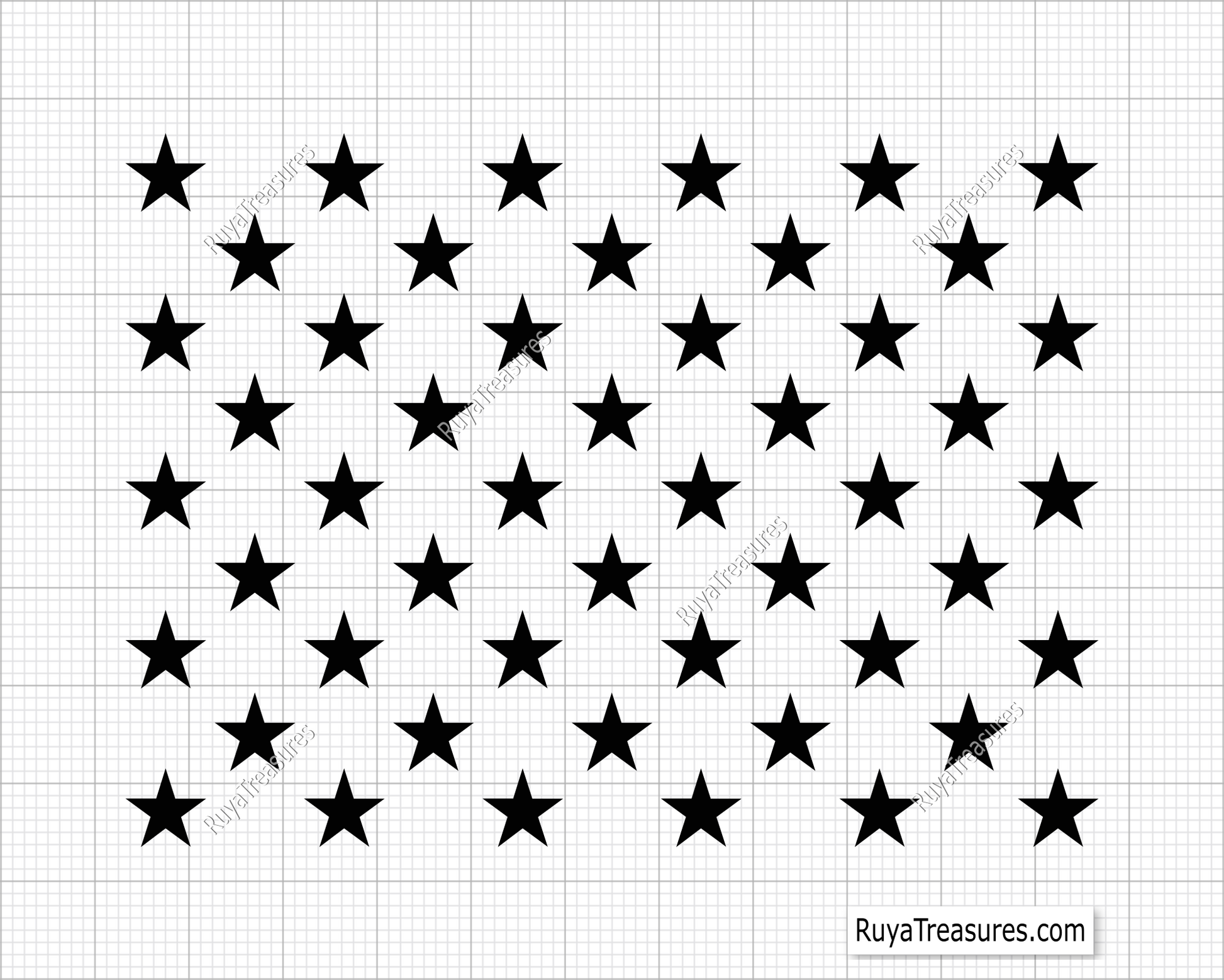 50 stars svg