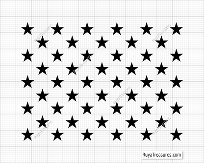 50 stars svg
